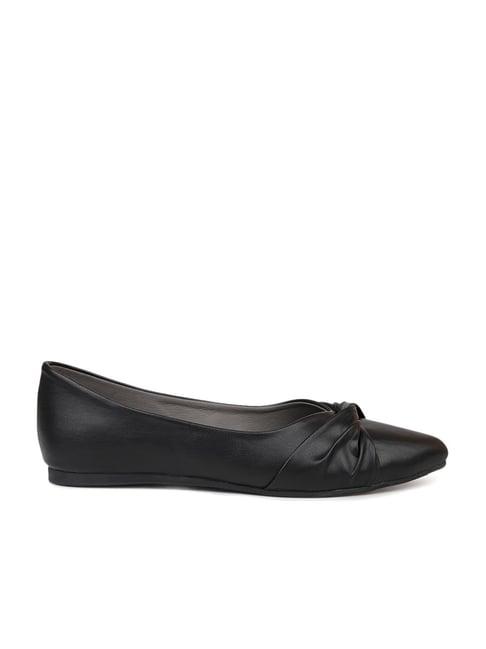 inc.5 women's black flat ballets