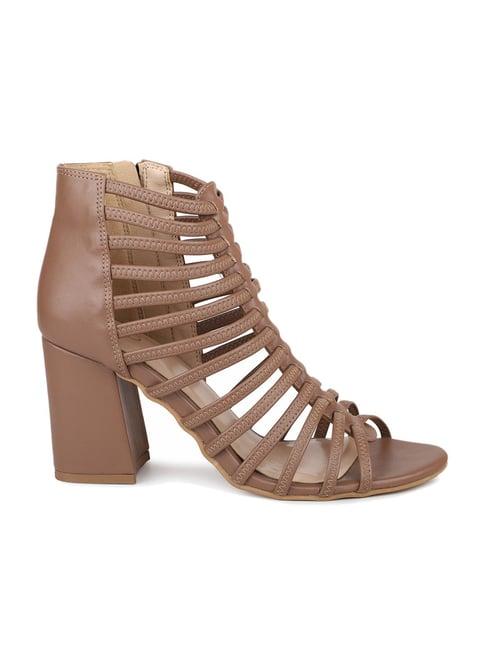 inc.5 women's brown gladiator sandals