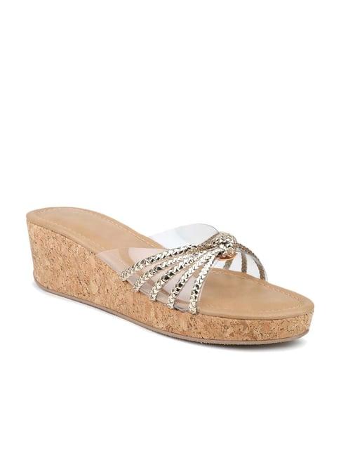 inc.5 women's golden casual wedges