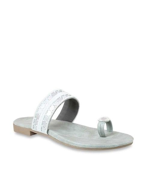 inc.5 women's grey toe ring sandals
