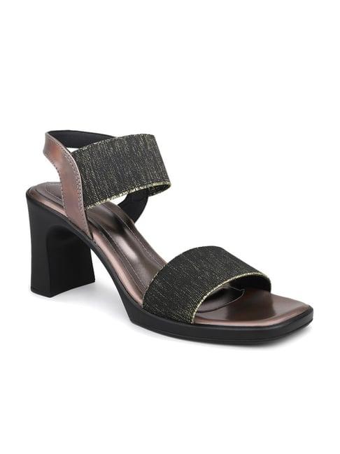 inc.5 women's pewter ankle strap sandals