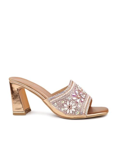 inc.5 women's rose gold casual sandals