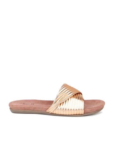 inc.5 women's rose gold casual sandals