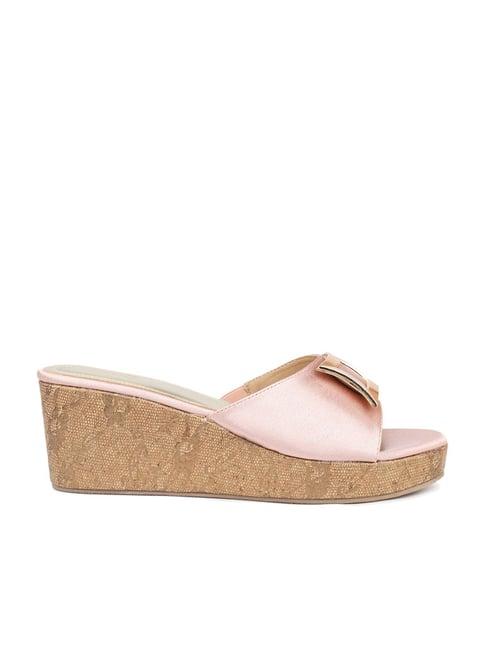 inc.5 women's rose gold casual wedges