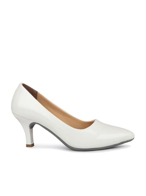 inc.5 women's white stiletto pumps