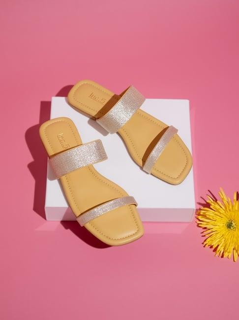 inc.5 women's yellow casual sandals