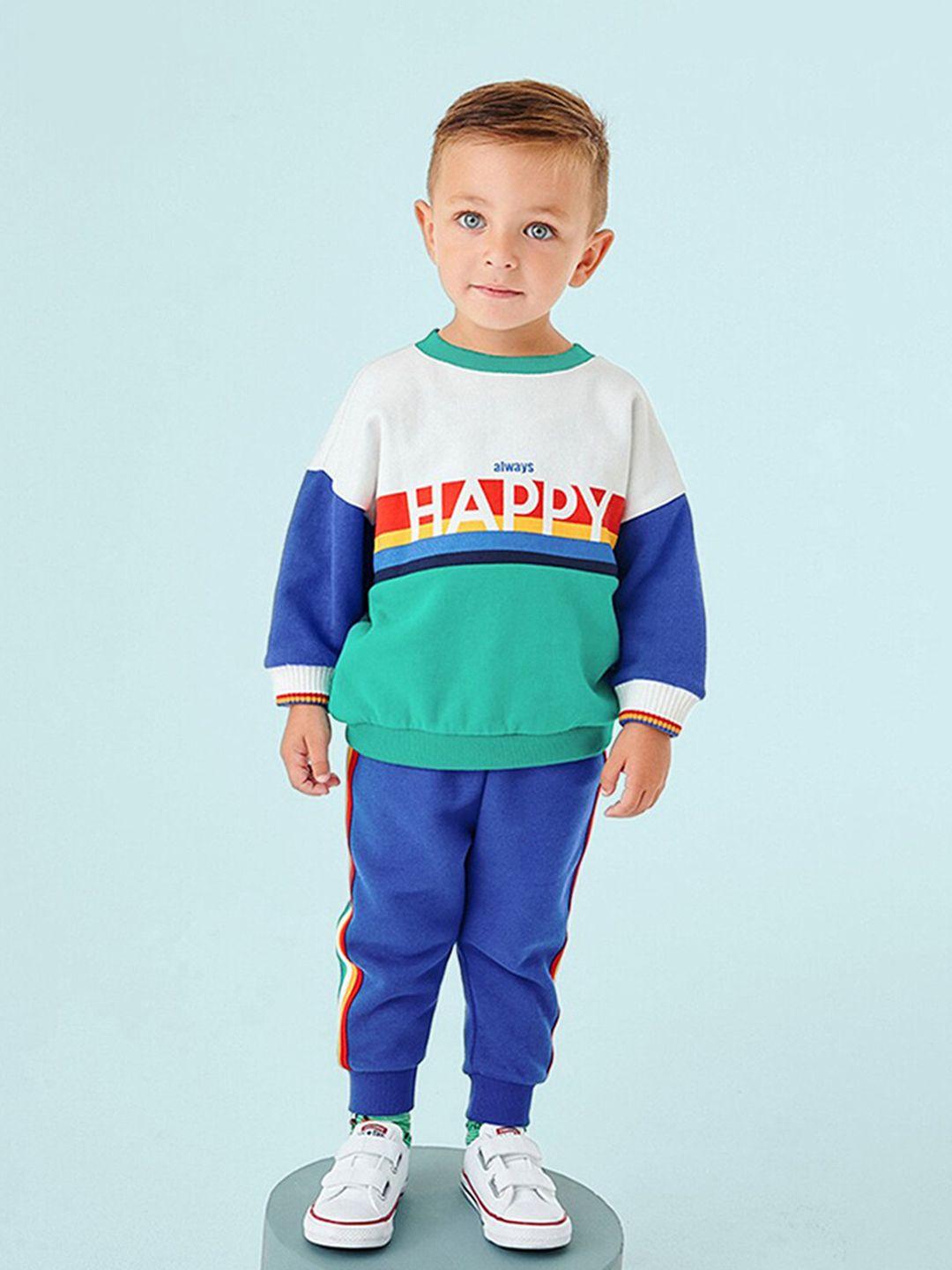 includ boys printed t-shirt with trousers