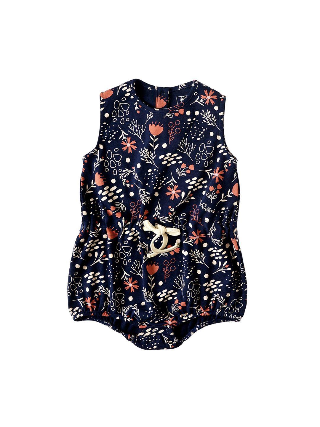 includ infant girls floral printed pure cotton romper