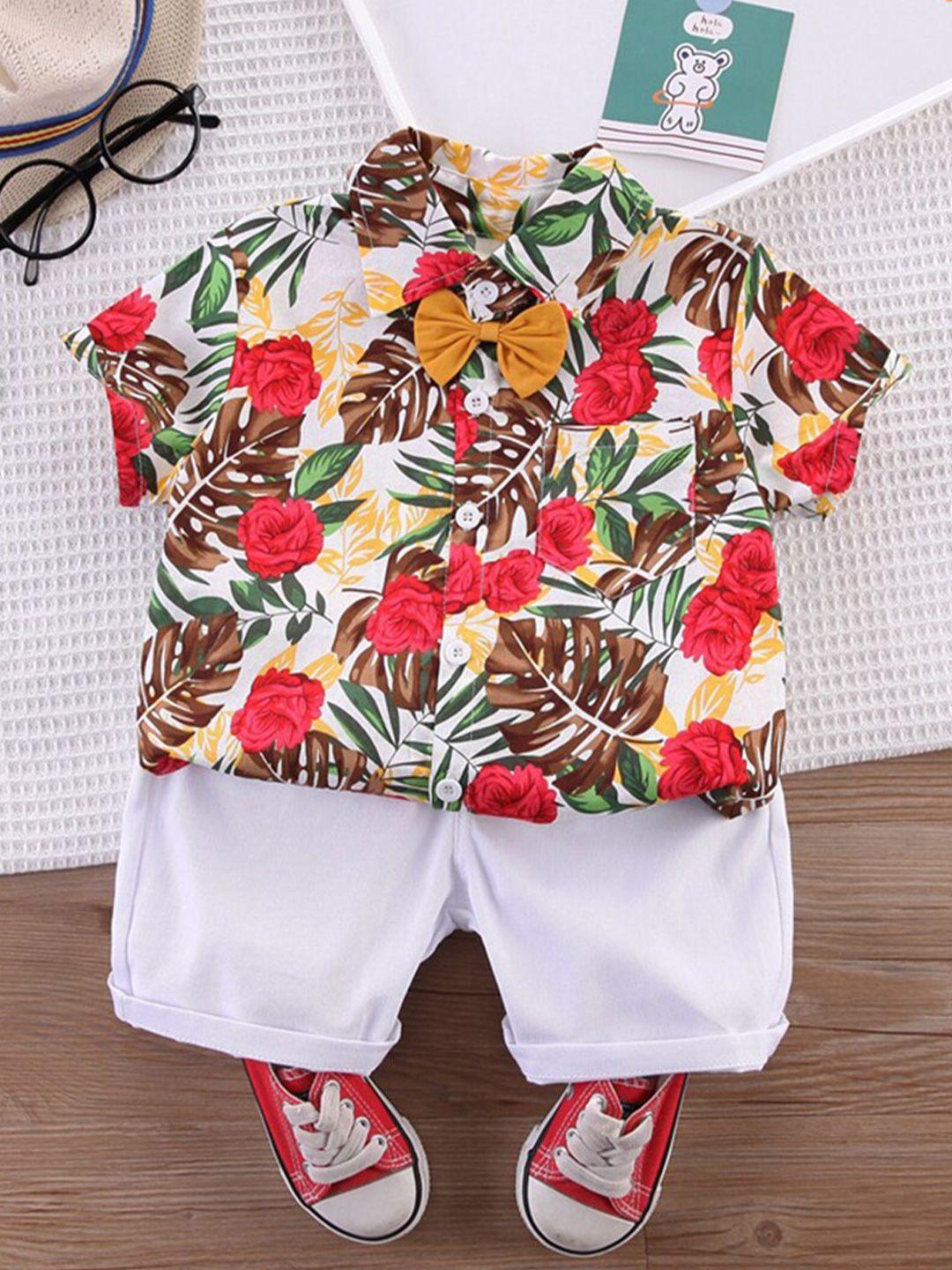 includ boys printed shirt with shorts