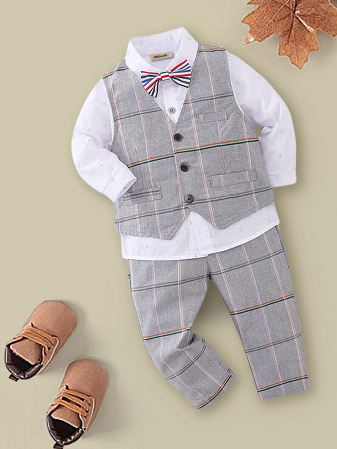 includ boys shirt collar shirt & trouser with waistcoat