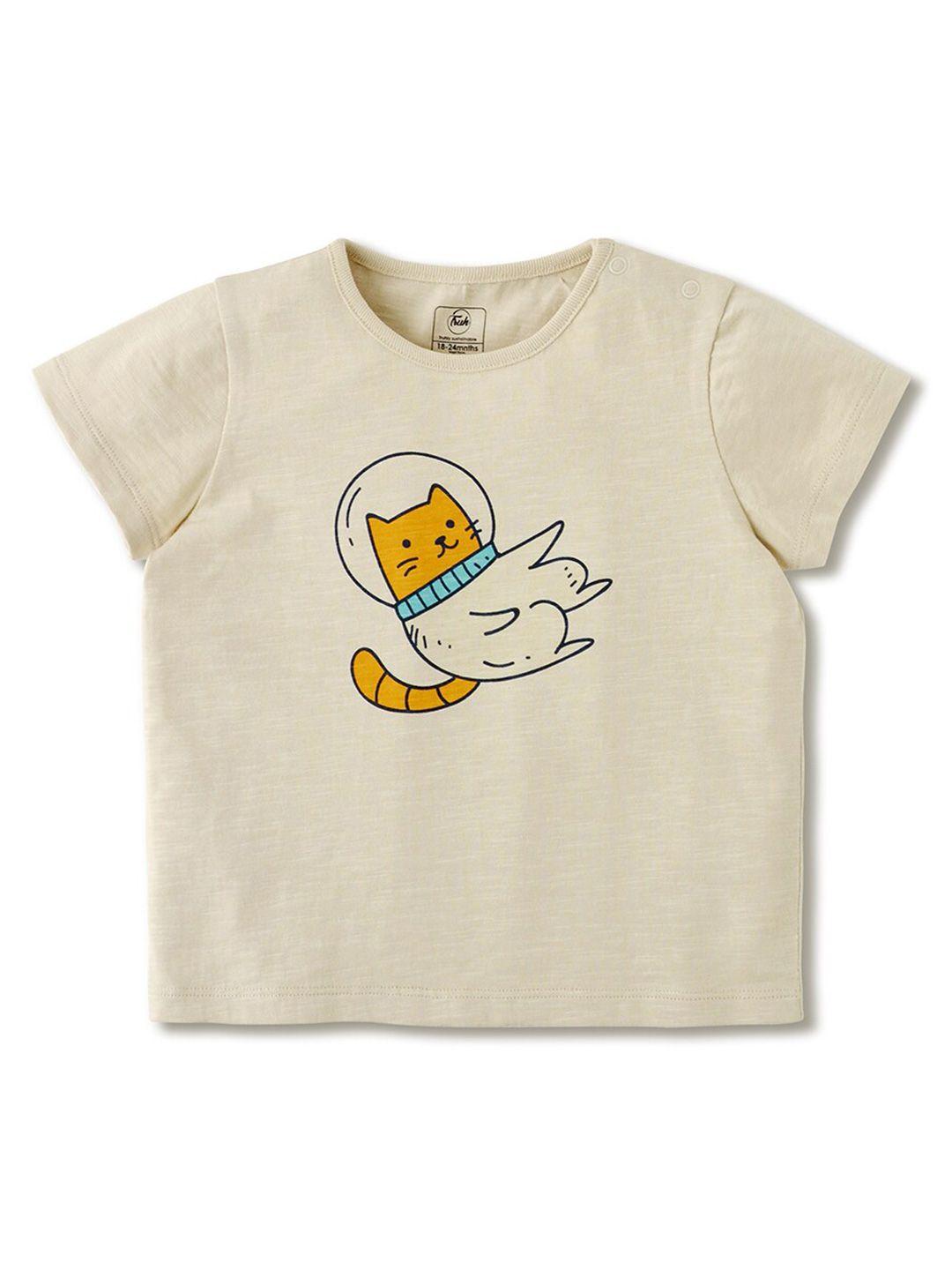 includ infant boys graphic printed pure cotton t-shirt