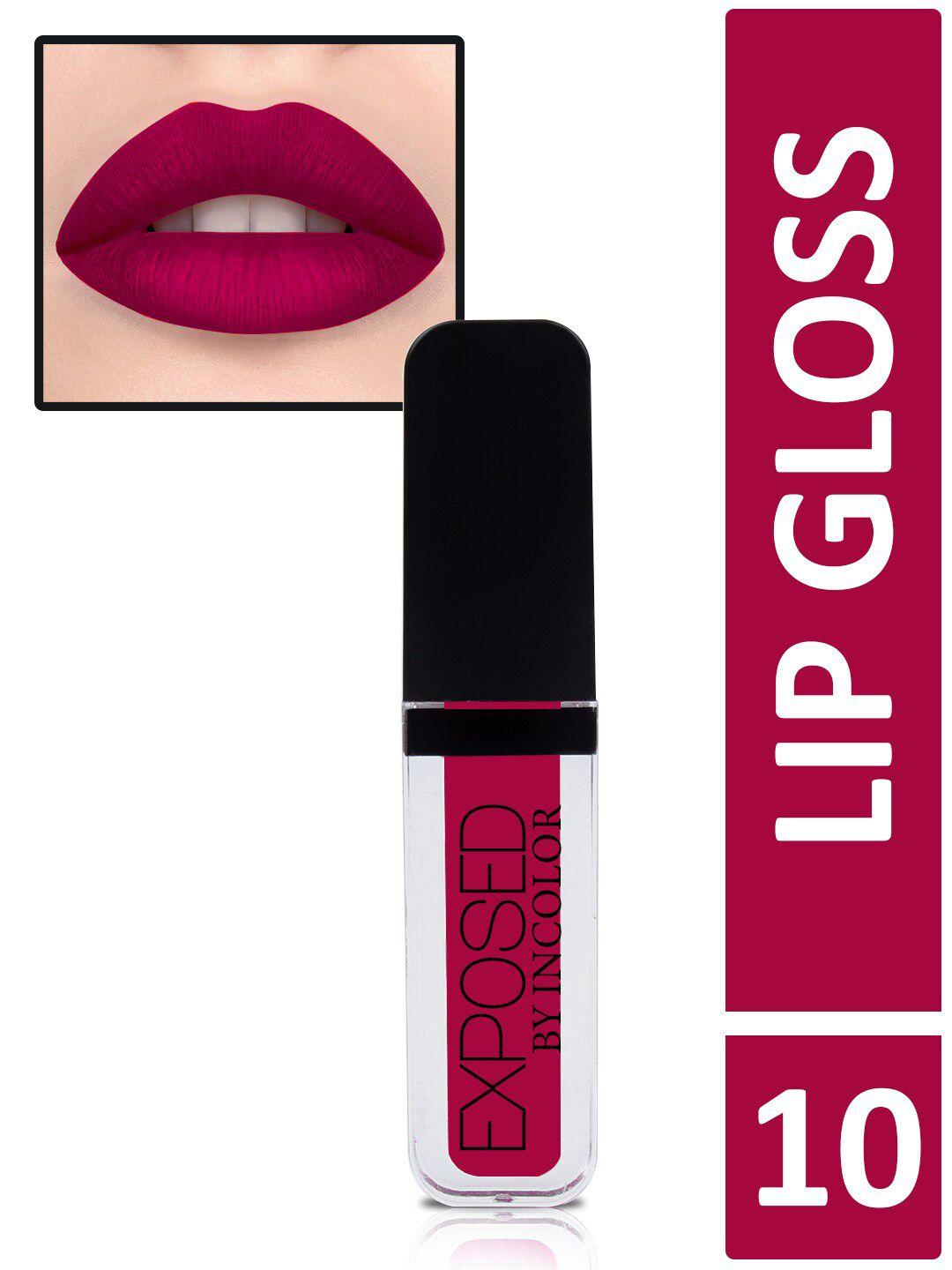 incolor exposed soft matte lip gloss 10 6 ml