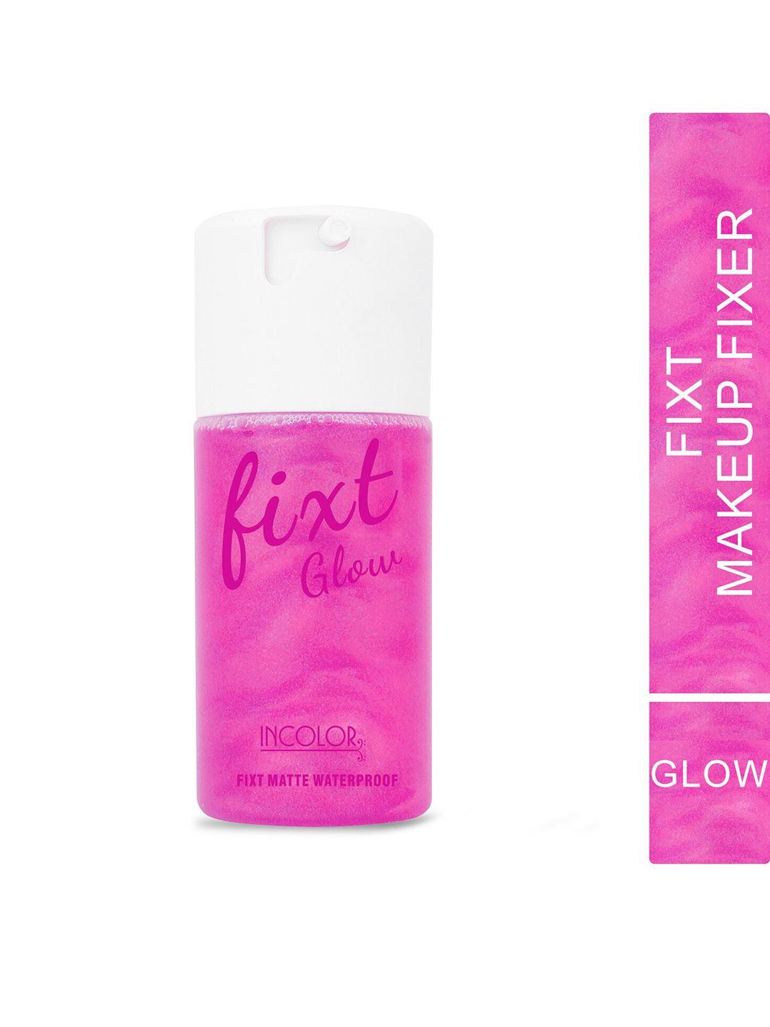 incolor fixt glow matte waterproof makeup fixer - 100ml