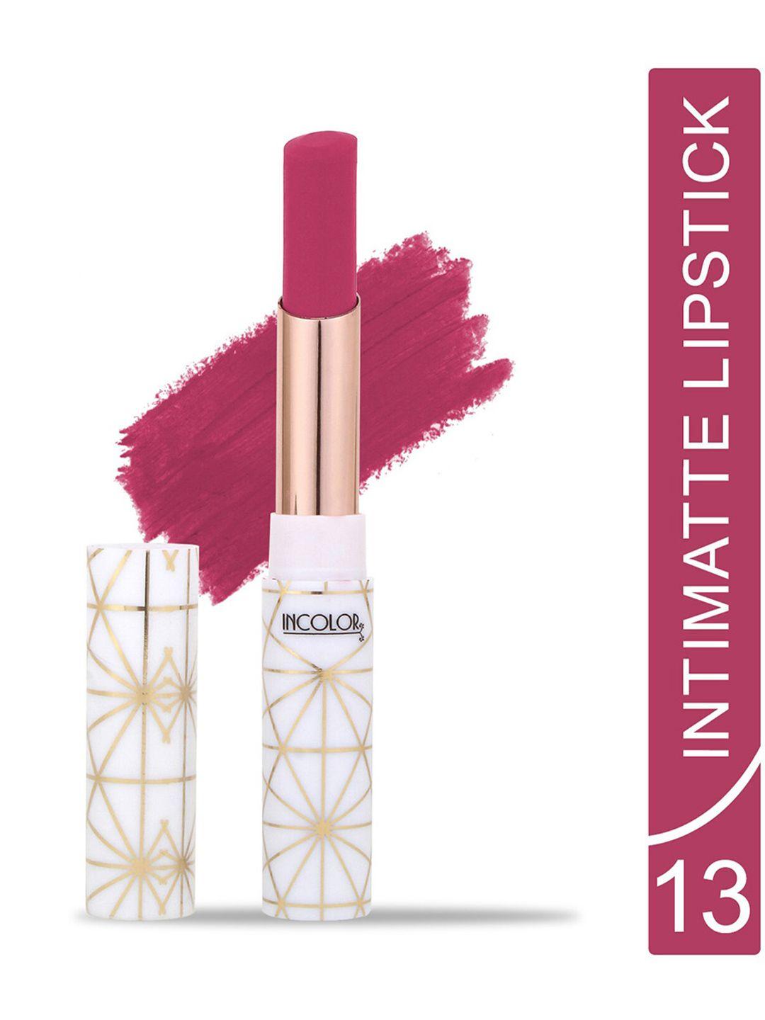 incolor intimatte lightweight long lasting smooth texture lipstick 2.3g - shade 13