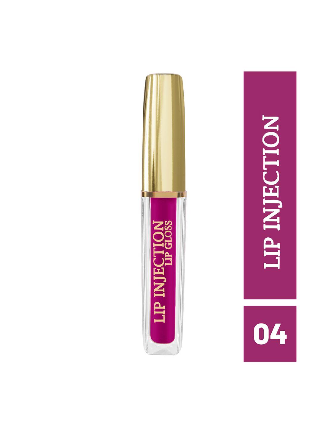 incolor lip injection long lasting matte liquid lip gloss 4 ml - shade 04