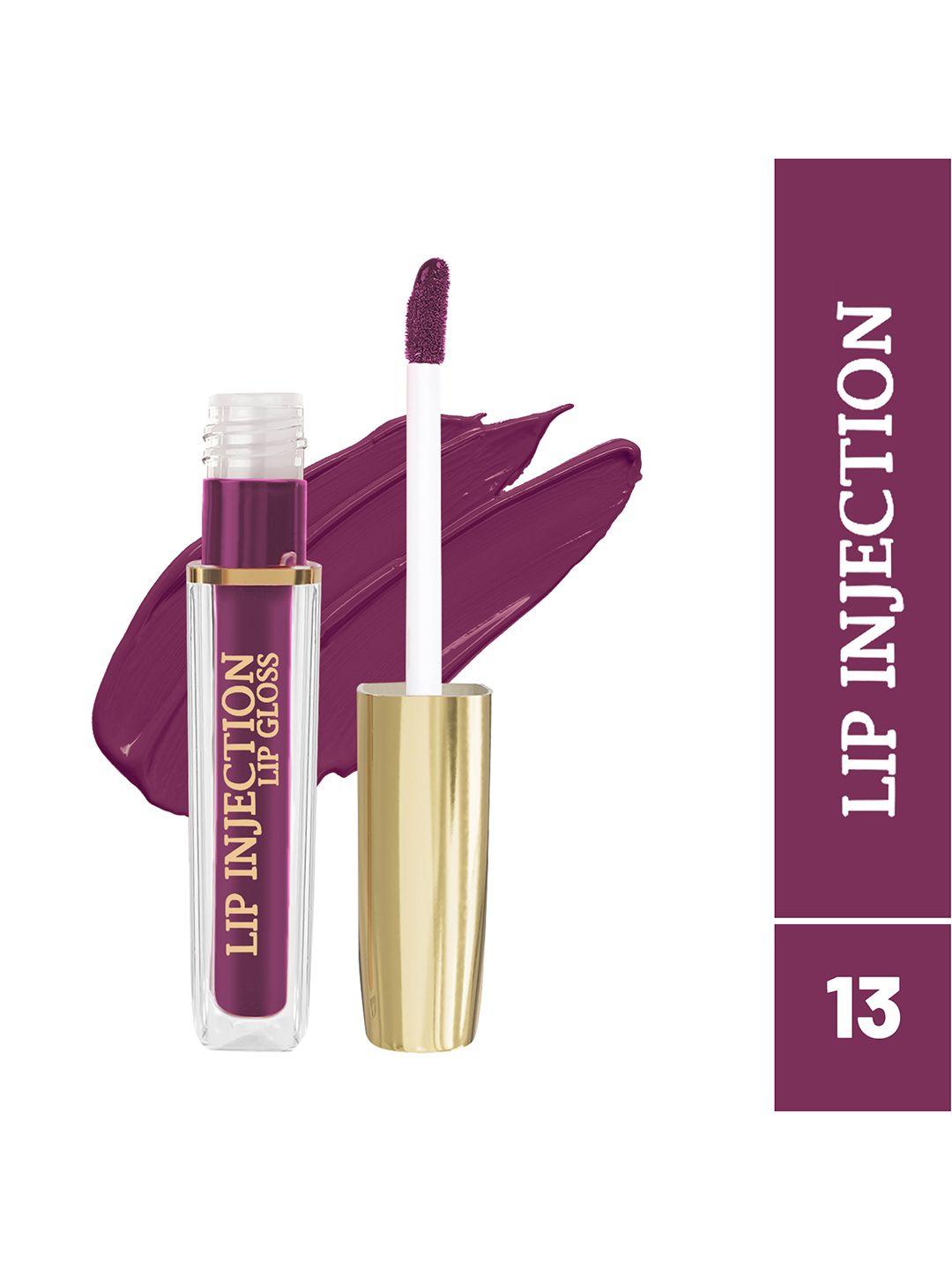incolor lip injection long lasting matte liquid lip gloss 4 ml - shade 13