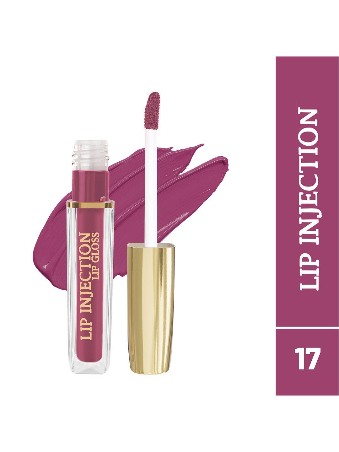 incolor lip injection long lasting matte liquid lip gloss 4 ml - shade 17