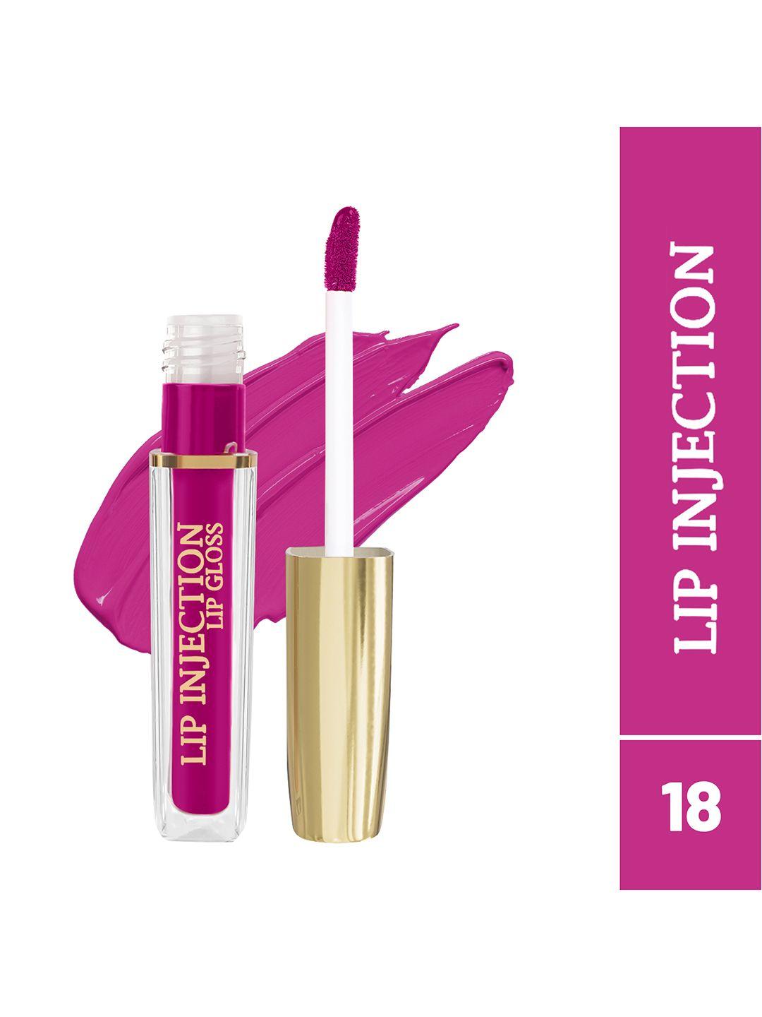 incolor lip injection long lasting matte liquid lip gloss 4 ml - shade 18