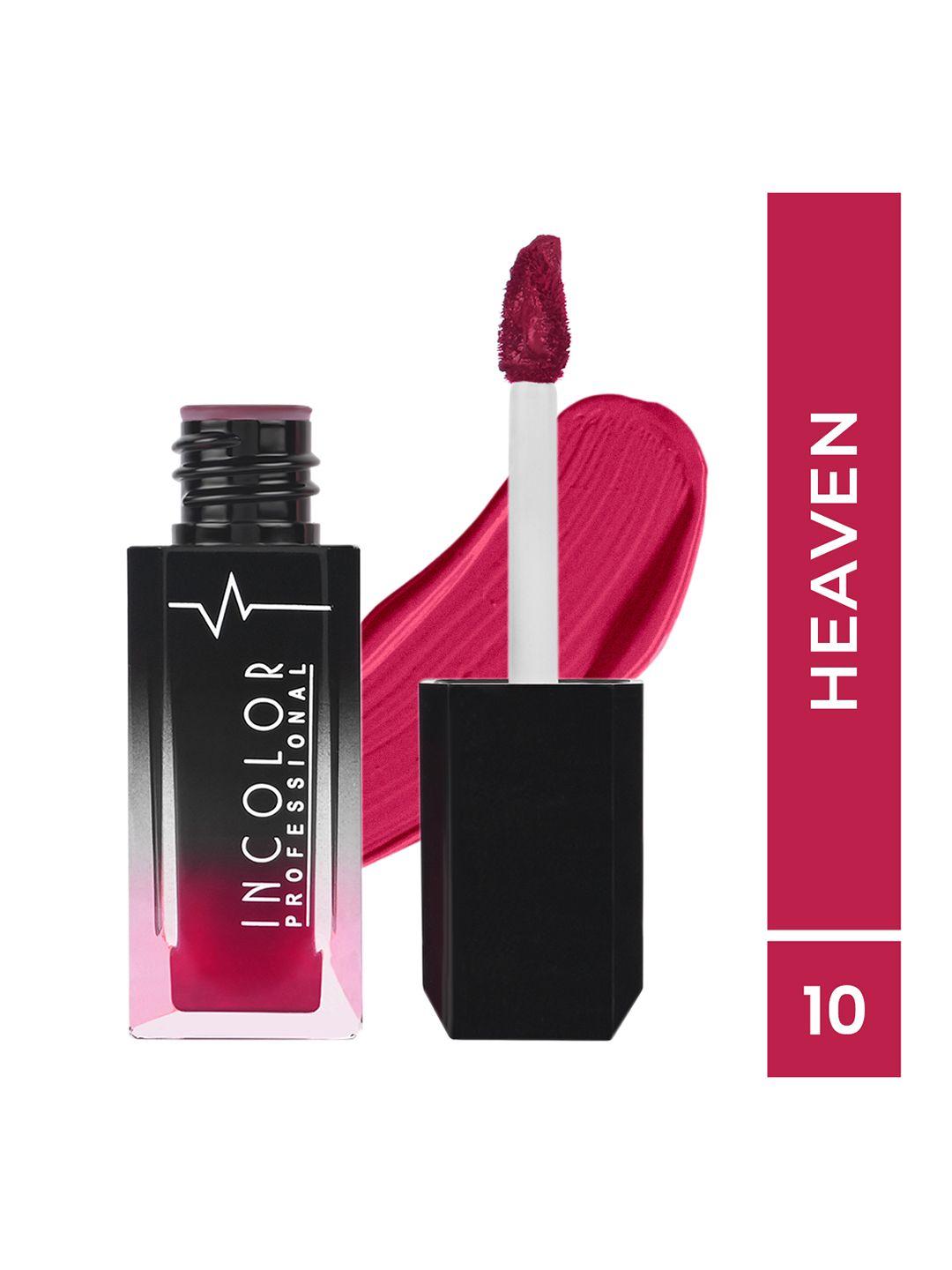 incolor pink professional matte mini lip gloss - heaven 10 8 ml