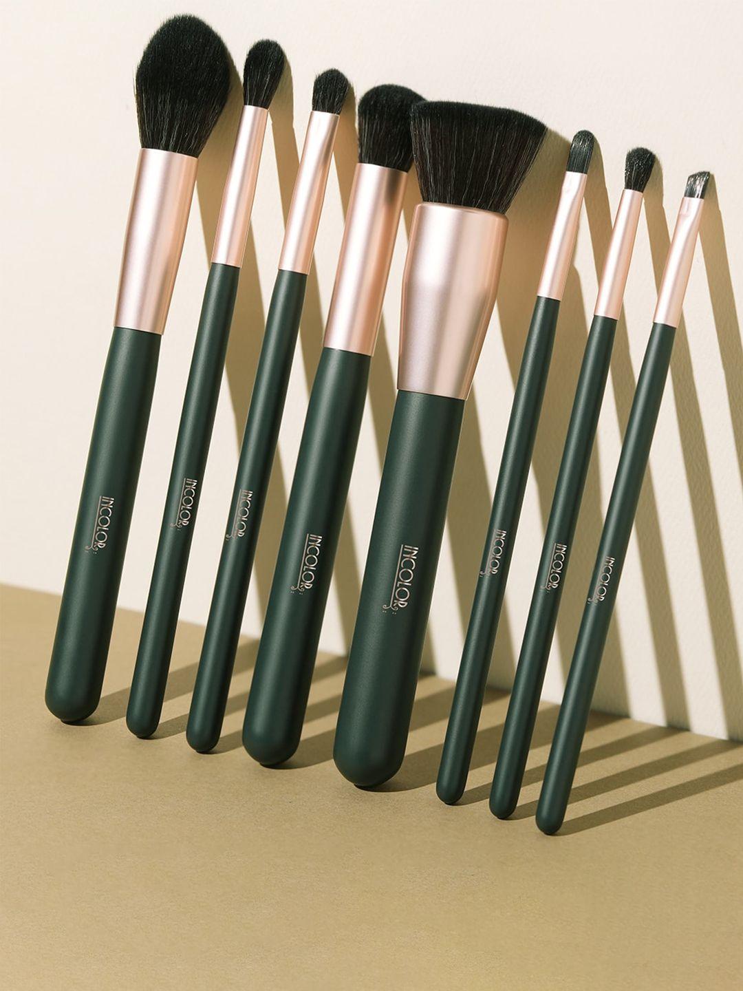 incolor beauty most wanted set of 8 face makeup brushes