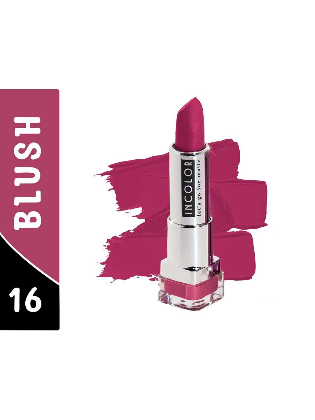 incolor let's go for matte lipstick - blush 16