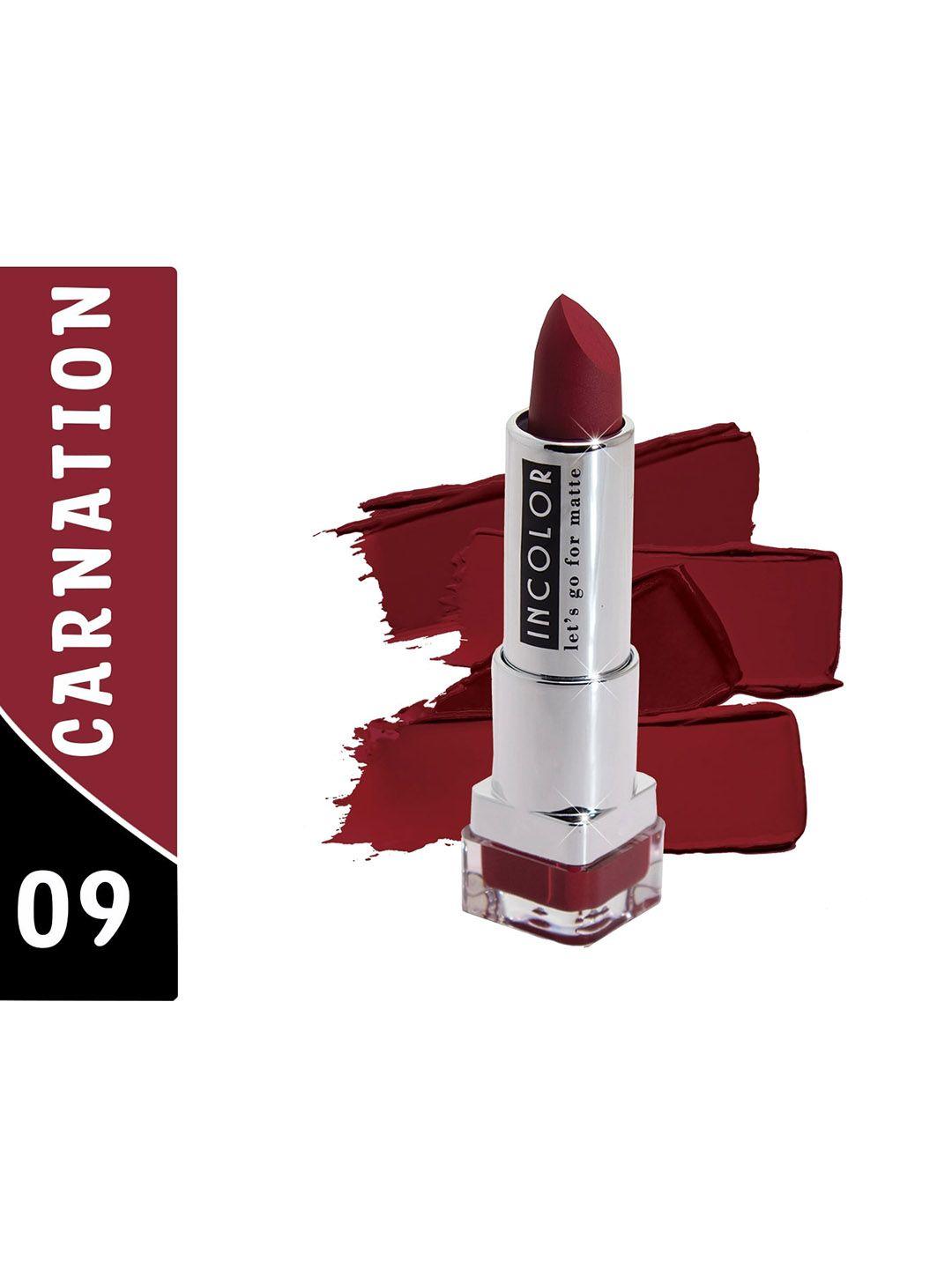 incolor let's go for matte lipstick - carnation 09