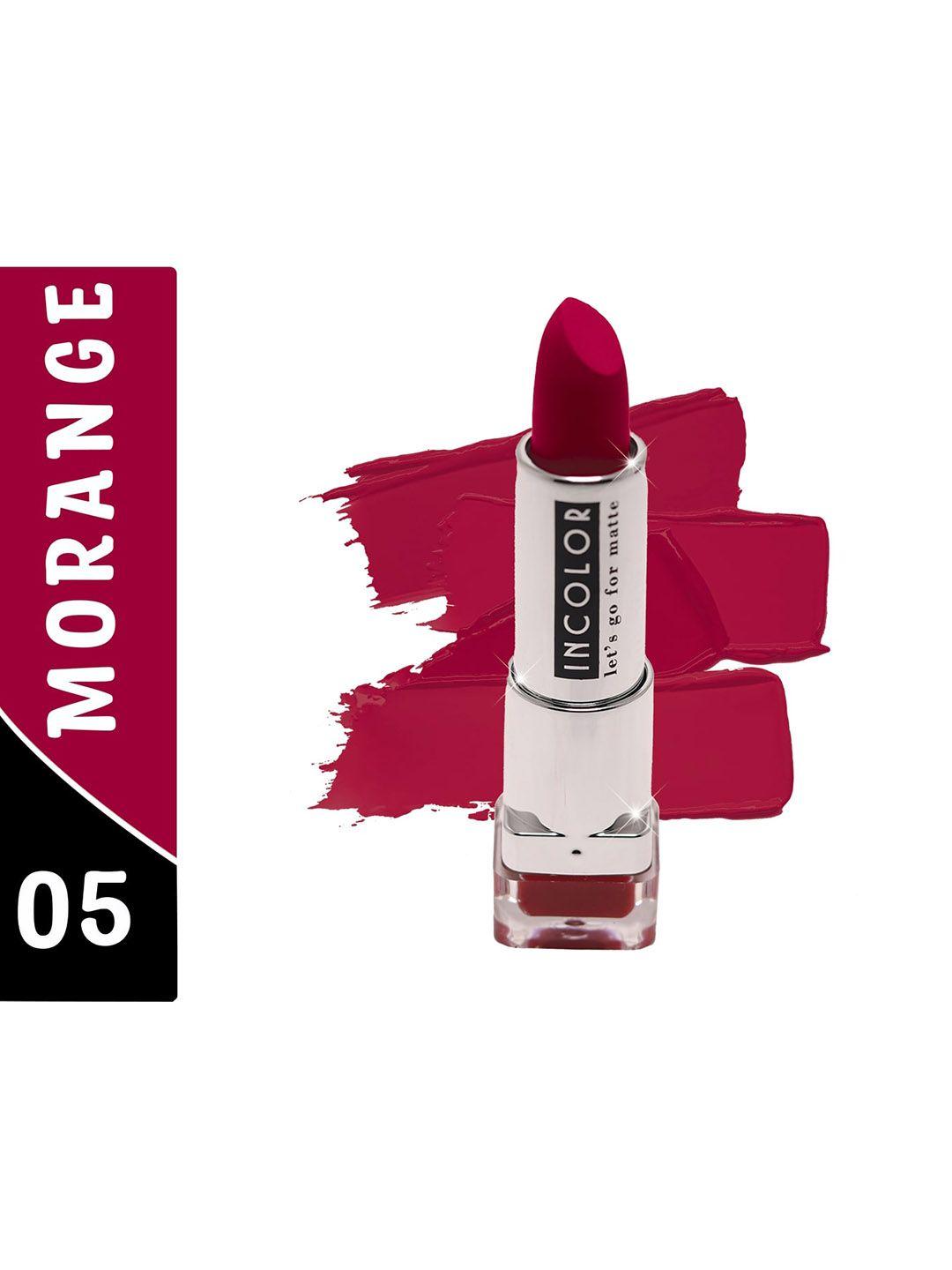 incolor let's go for matte lipstick - morange 05