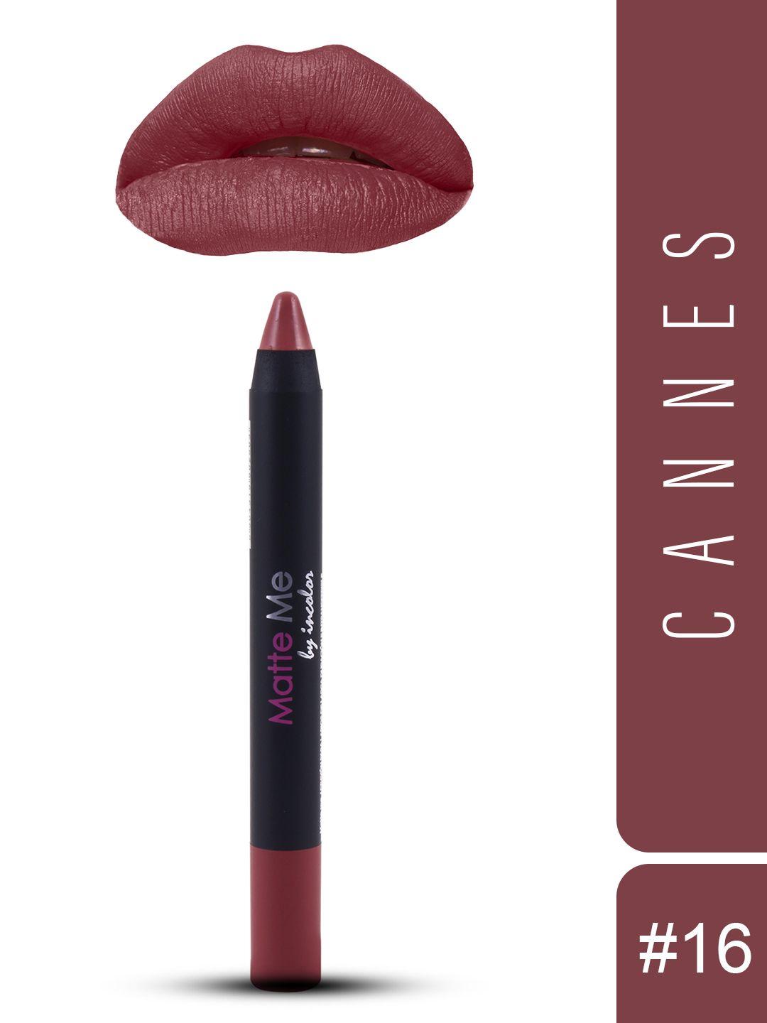 incolor matte me crayon lipstick cannes 16 - 2.3 g