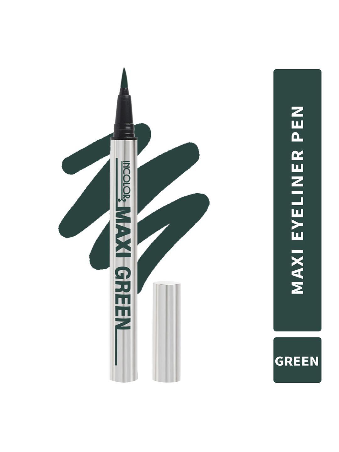 incolor maxi pen eyeliner - green 2 gm