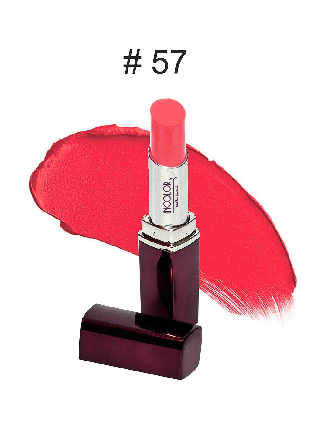 incolor pink mettalic 57 lipstick 3.7 gm