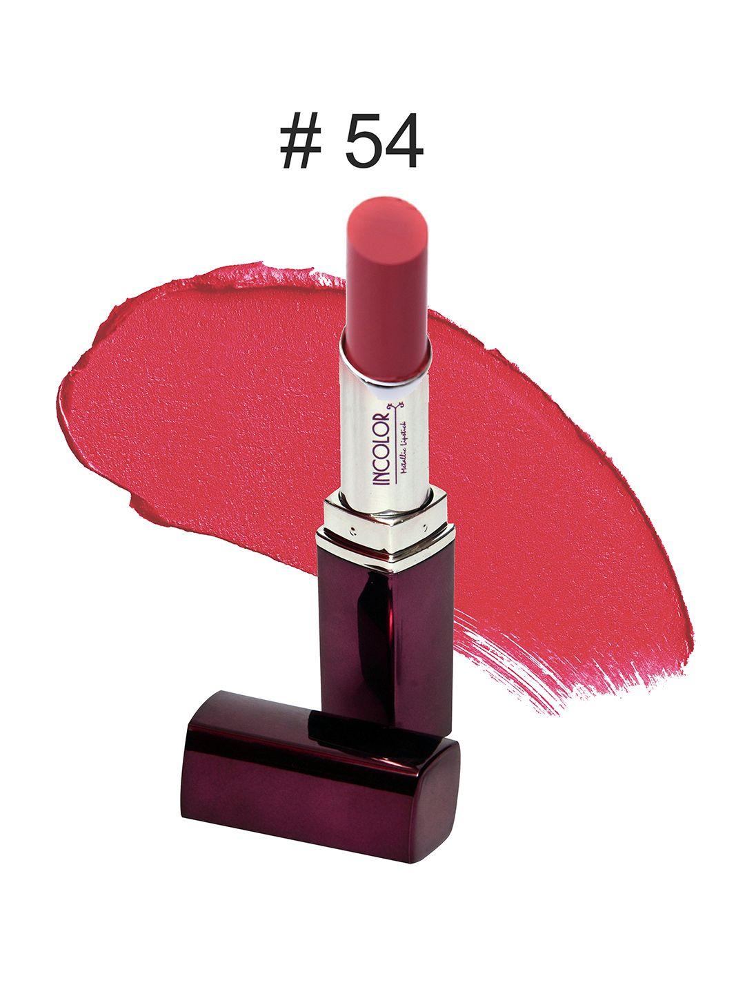 incolor red metallic 54 lipstick 3.7 g