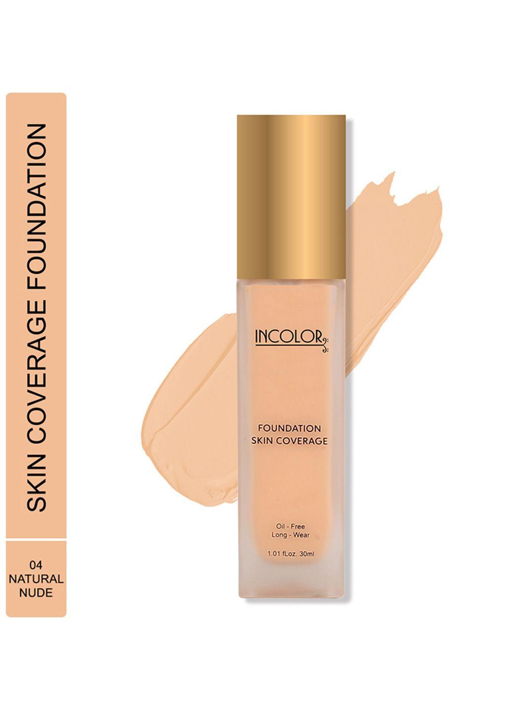 incolor skin coverage foundation-30ml-04 natural nude