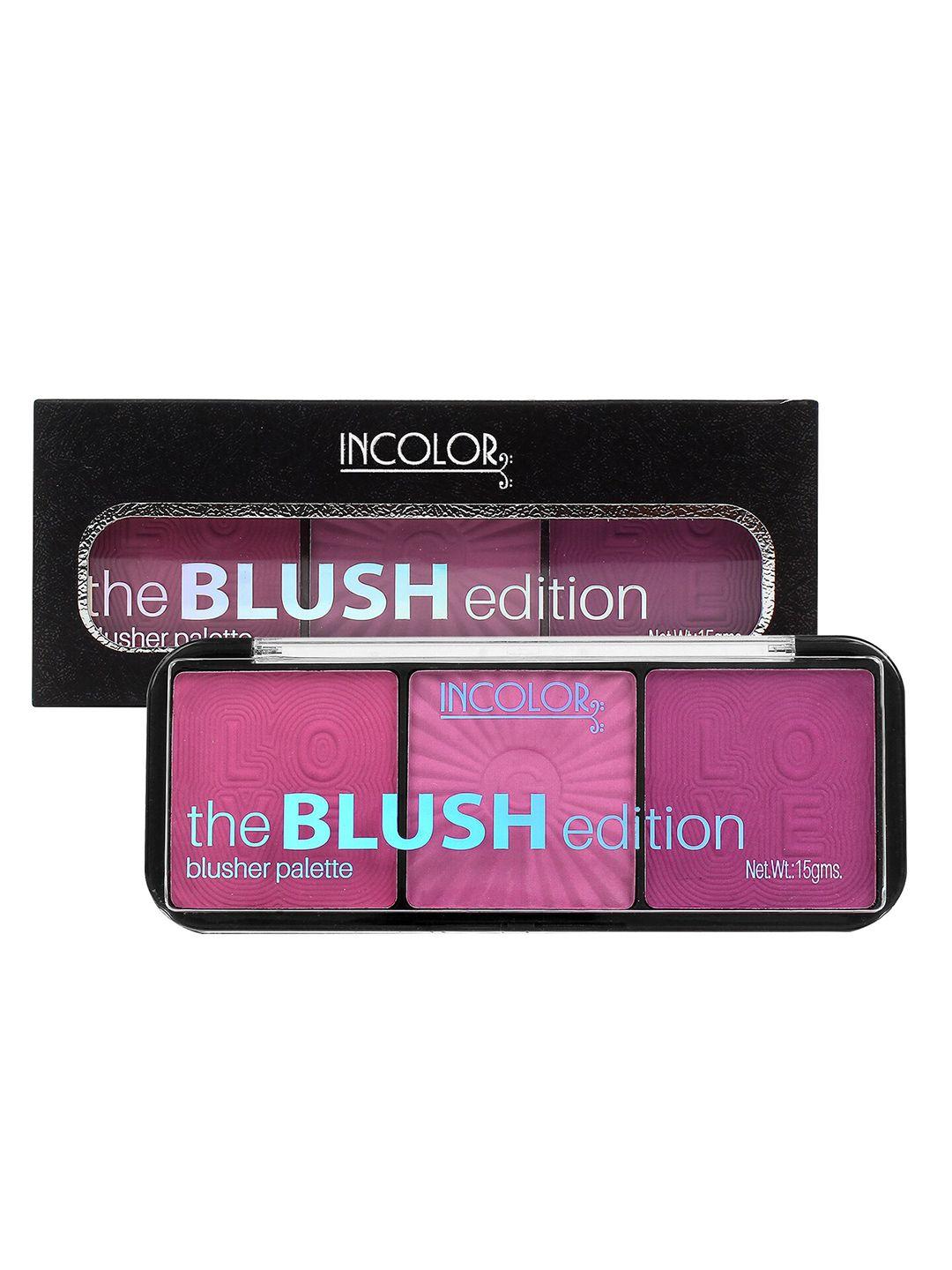 incolor the blush edition blusher palette 15g - shade 03