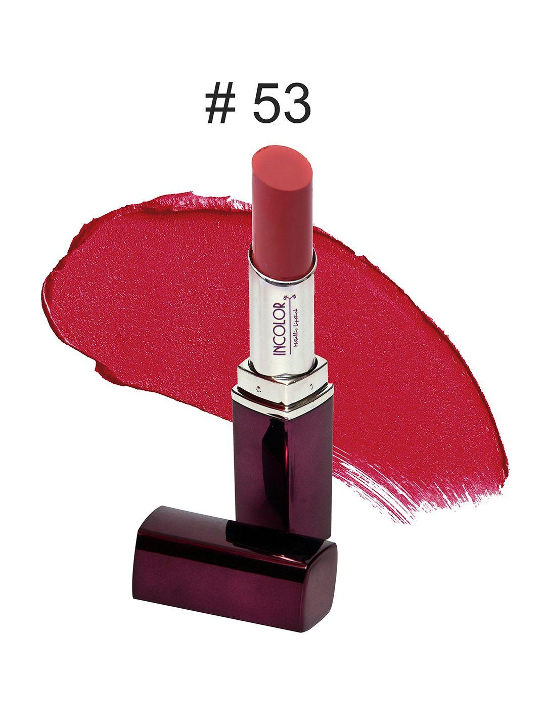 incolor women brown mettalic 53 lipstick  3.7 g