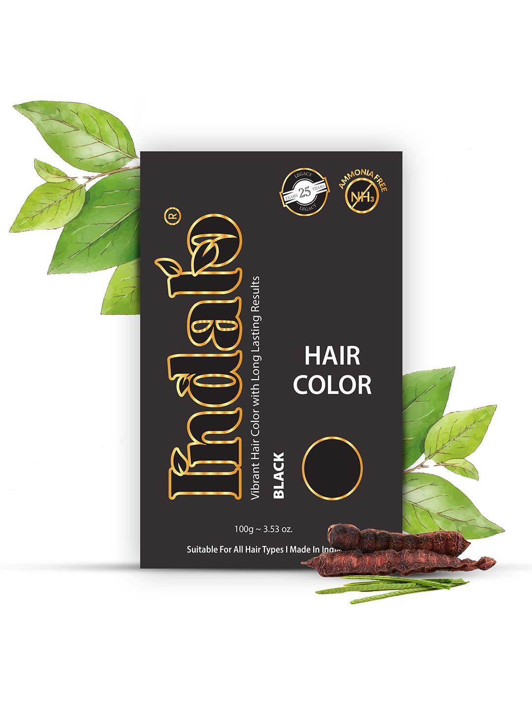 indalo herbal based hair colour - black 100 g