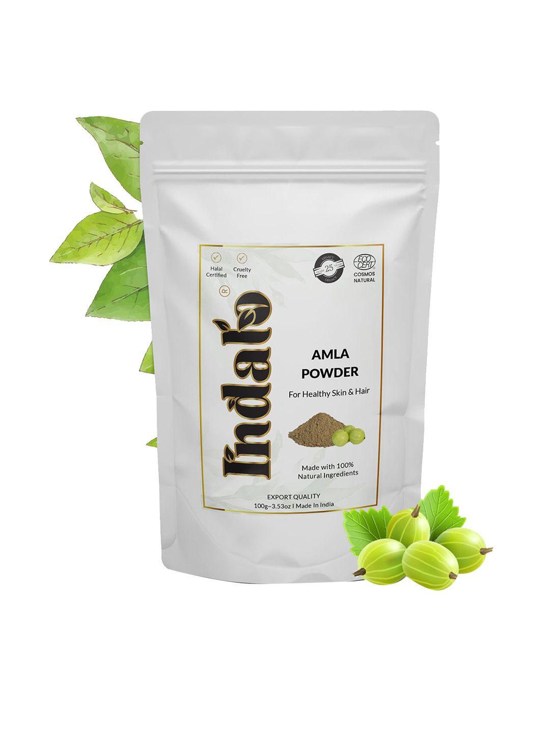 indalo natural amla powder for skin & hair | suitable for all skin & hair types (100 g)