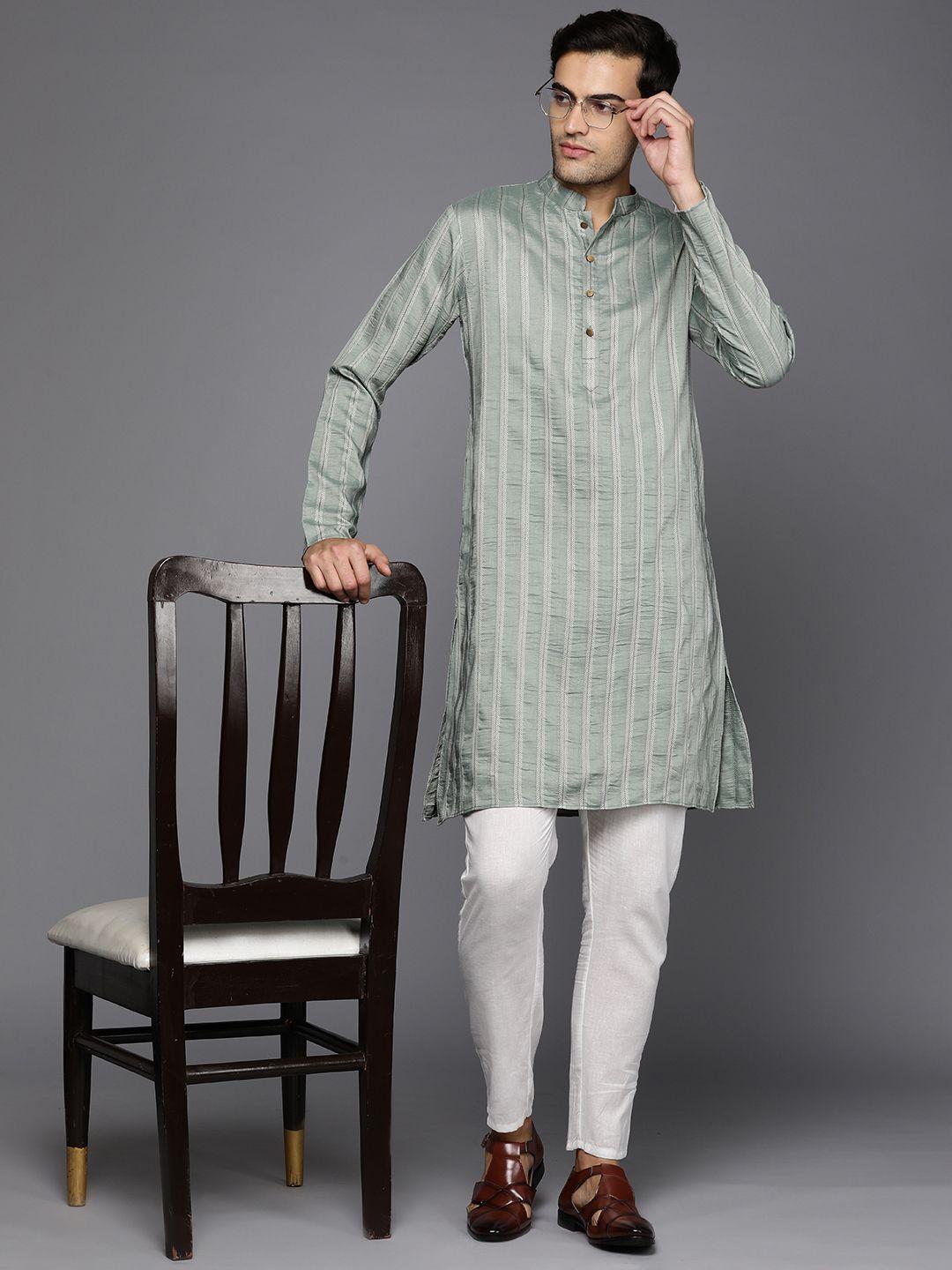 inddus striped kurta