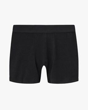 indian cotton ribbed front-open boxer briefs