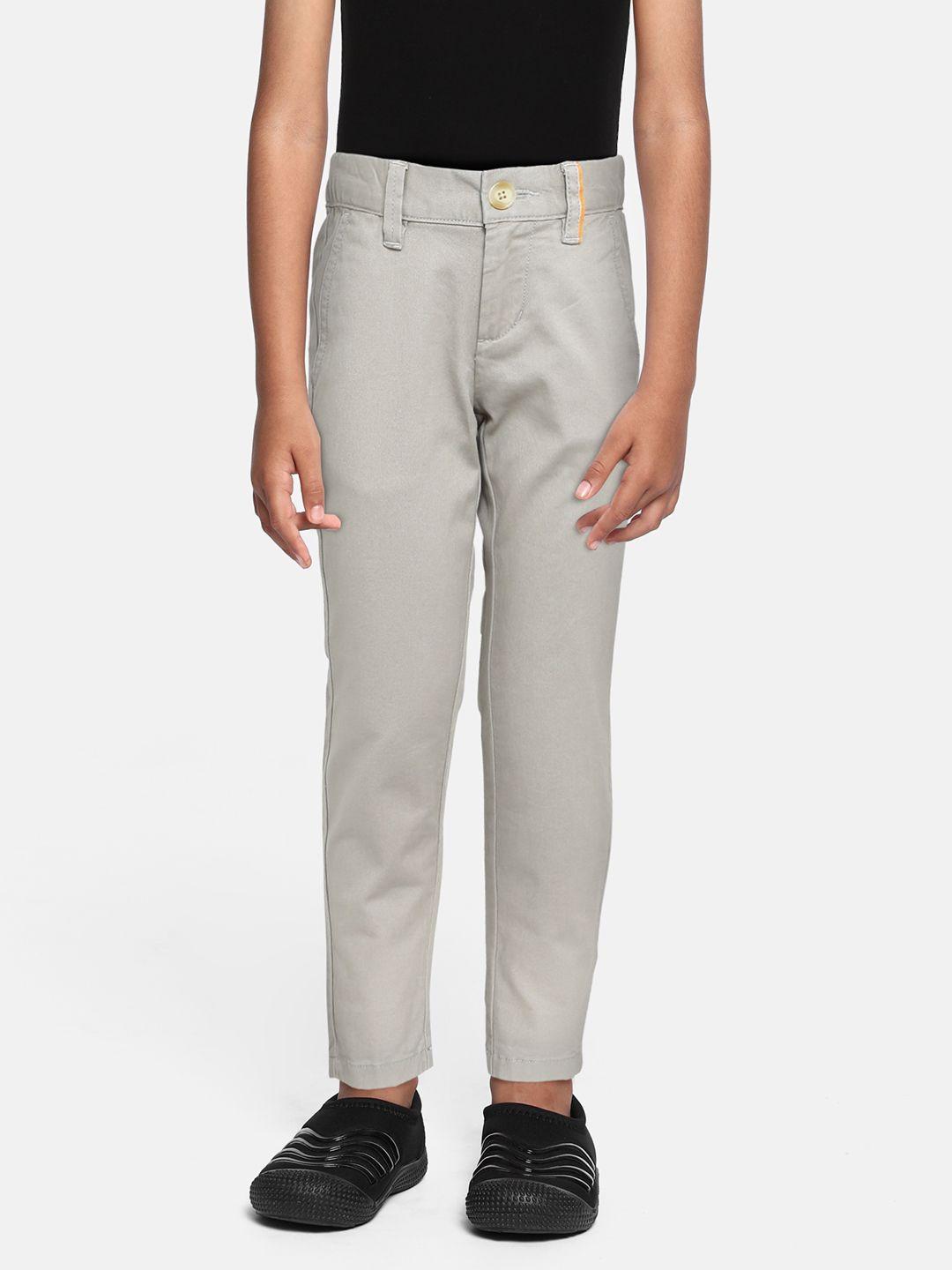 indian terrain boys grey chinos trousers