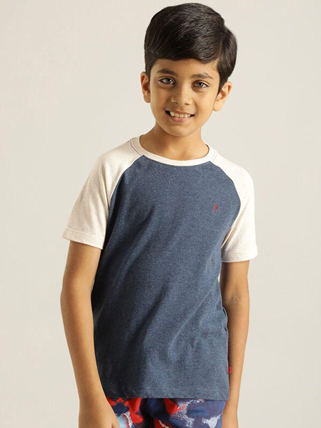 indian terrain boys raglan sleeves pure cotton t-shirt