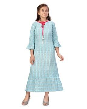 indian a-line dress