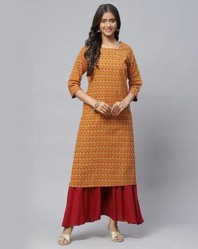 indian a-line kurti