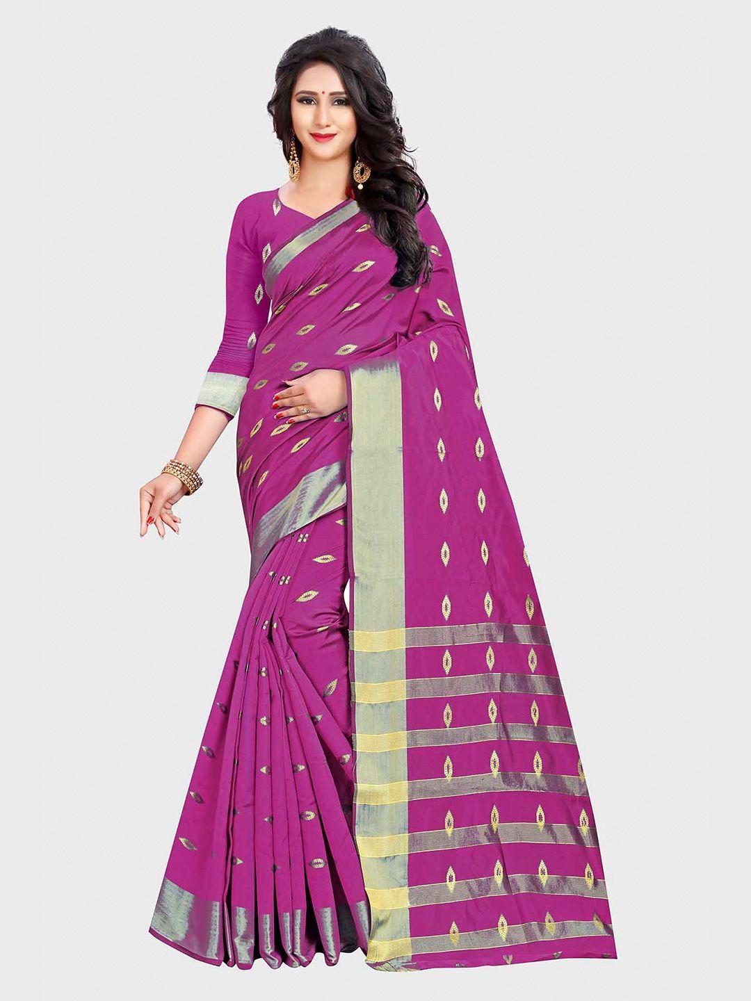 indian fashionista woven design zari silk cotton chanderi saree