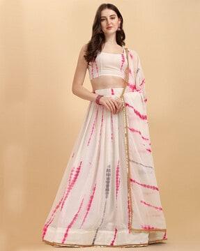 indian lehenga choli set with dupatta