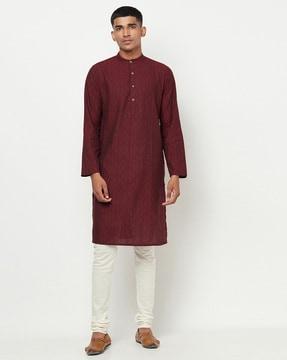 indian long cotton kurta