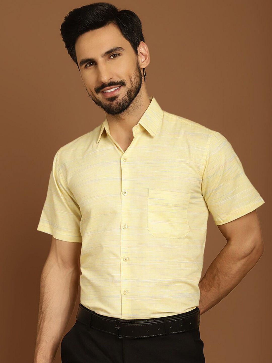 indian needle classic cotton formal shirt