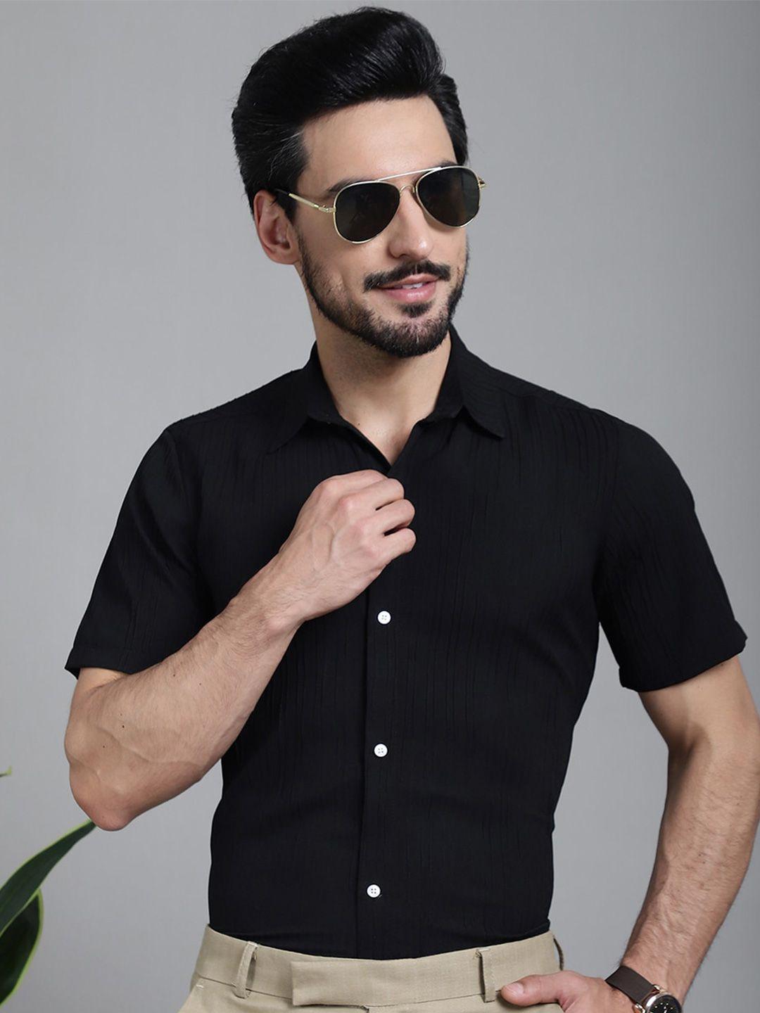 indian needle classic striped formal shirt
