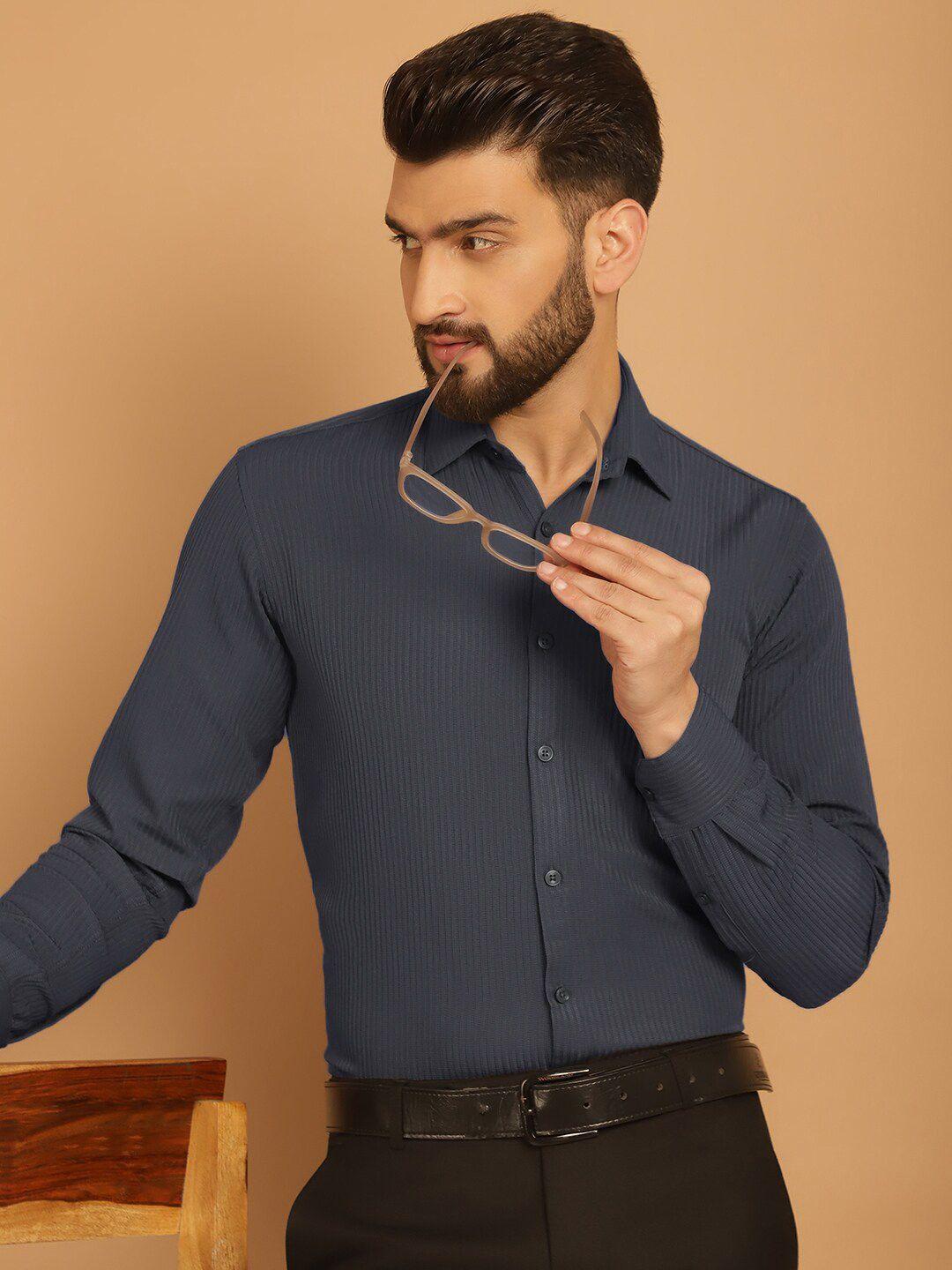 indian needle men classic opaque formal shirt