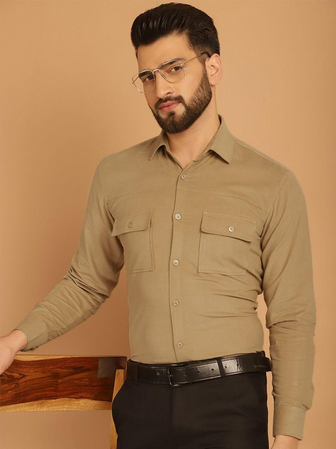 indian needle men classic opaque formal shirt