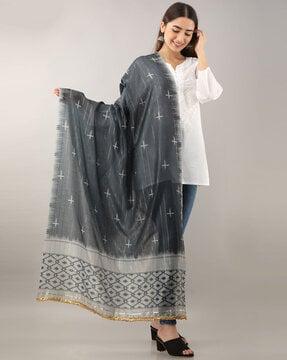 indian print dupatta